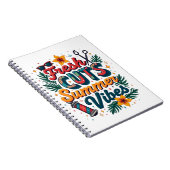 Fresh Cuts Summer Vibe Barber Shop Notitieboek (Rechterzijde)