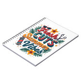 Fresh Cuts Summer Vibe Barber Shop Notitieboek (Linkerzijde)