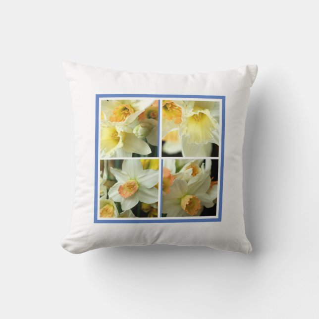 Fresh Daffodil Dream American MoJo Pillow Kussen (Voorkant)