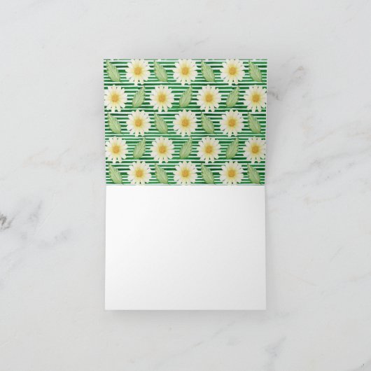 Fresh Daisy Bedankt Opmerking (Binnen)