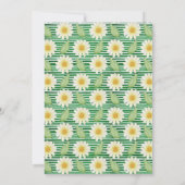 Fresh Daisy Bingo Baby shower Game Kaart (Achterkant)