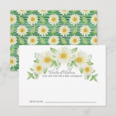 Fresh Daisy Bride Woorden van Wijsheid Kaart (Voorkant / Achterkant)