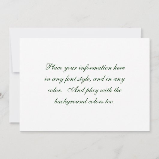 Fresh Daisy Kaart (Achterkant)