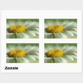 Fresh Daisy Rechthoekige Sticker (Vel)