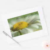 Fresh Daisy Rechthoekige Sticker (Envelop)