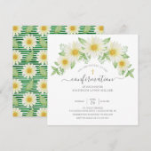 Fresh Daisy Roos Bloembevestiging Kaart (Voorkant / Achterkant)