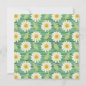 Fresh Daisy Roos Bloembevestiging Kaart (Achterkant)