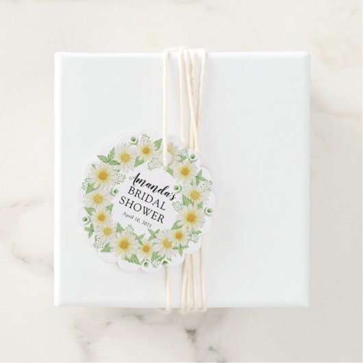 Fresh Daisy Vrijgezellenfeest Bedankjes Labels (In situ)