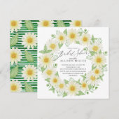 Fresh Daisy Vrijgezellenfeest Kaart (Voorkant / Achterkant)