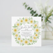 Fresh Daisy Vrijgezellenfeest Kaart (Staand voorkant)