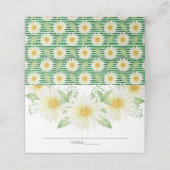 Fresh Daisy Vrijgezellenfeest Plaatskaartje (Buitenkant ongevouwen)
