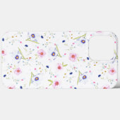 Fresh Design Bloemen Patroon iPhone Case (Achterkant (horizontaal))