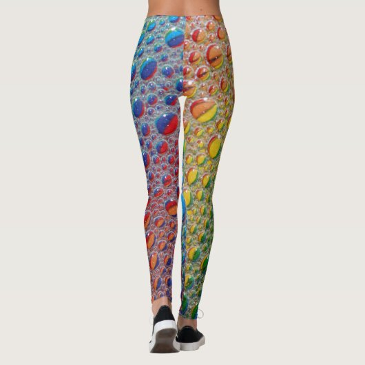 "Fresh Dew Drops Leggings" Leggings (Achterkant)