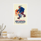 Fresh Egg Pasta Vintage Food&Drink Poster (Keuken)