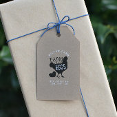 Fresh Eggs Kraft Rustiek Script Cadeaulabel