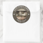 Fresh Eggs  Label Sjabloon (Tas)