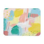 Fresh Face Abstract - Spring Colors Magneet (Horizontaal)