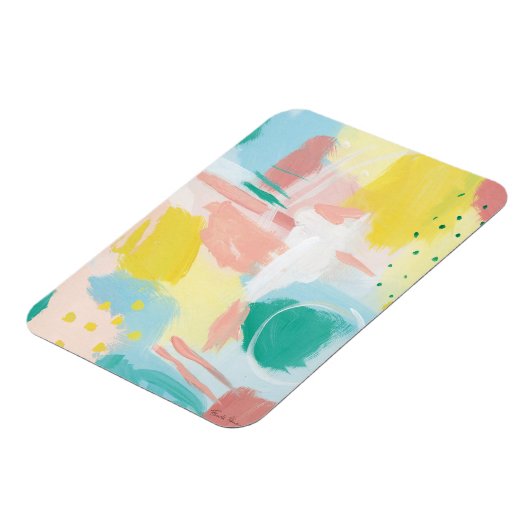 Fresh Face Abstract - Spring Colors Magneet (Linkerzijde)