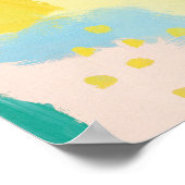 Fresh Face Abstract - Spring Colors Poster (Hoek)