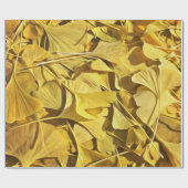 Fresh Fallen Gingko Leaves Cadeaupapier (Vlak)