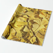Fresh Fallen Gingko Leaves Cadeaupapier (Uitgerold)