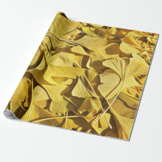Fresh Fallen Gingko Leaves Cadeaupapier