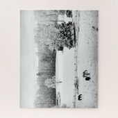 Fresh Fallen Snow at the Horse Ranch - 16x20 inch Legpuzzel (Verticaal)