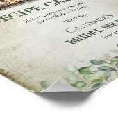 Fresh Farmer's Market Boerderij Stand Recept Kaart Poster (Hoek)