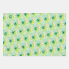 Fresh Floral Watercolour Gift Wrap Collection Inpakpapier Vel
