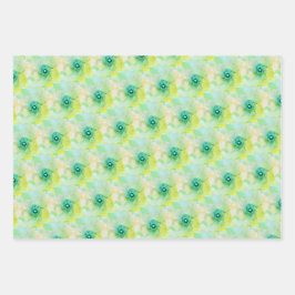 Fresh Floral Watercolour Gift Wrap Collection Inpakpapier Vel
