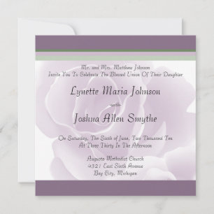 Fresh Floral Wedding Invitation Roos Kaart