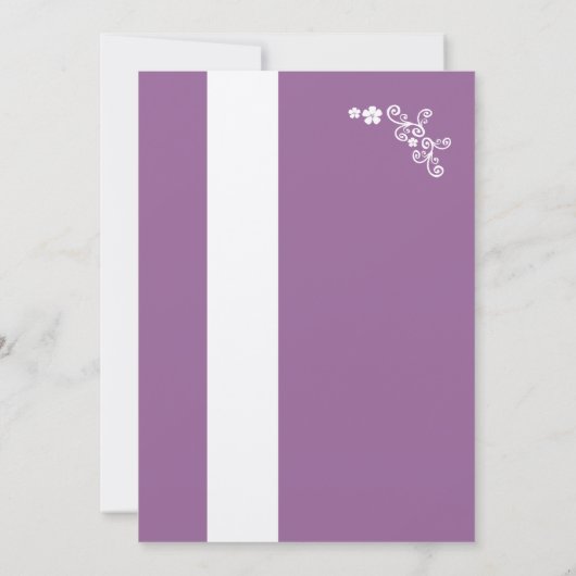 Fresh Flower Vrijgezellenfeest Kaart (Achterkant)