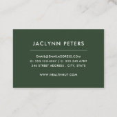 Fresh Fruit Health Field Visitekaartje (Achterkant)