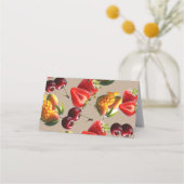 Fresh Fruit Pattern – Strawberry, Cherry & Mango A Klantenkaartje (Voorkant)