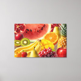Fresh Fruits Canvas Wall Art