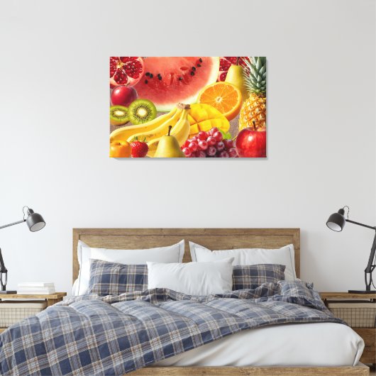Fresh Fruits Canvas Wall Art Afdruk (Insitu (Slaapkamer))
