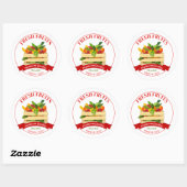 Fresh Fruits Label Sticker (Vel)