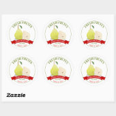 Fresh Fruits Pear Label Sticker (Vel)