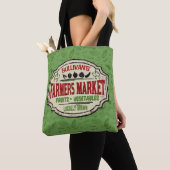 Fresh Garden ADD NAME Local Grown Farmers Marke Tote Bag (Dichtbij)