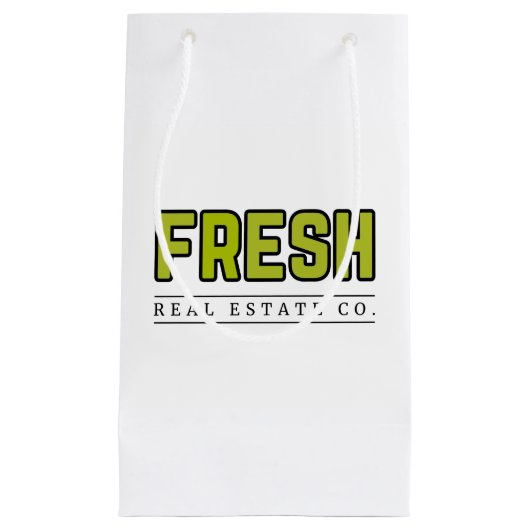 FRESH Glanzende Cadeautas (klein) (Voorkant)