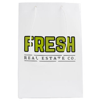 FRESH Glanzende Geschenktas (middelgroot) Medium Cadeauzakje