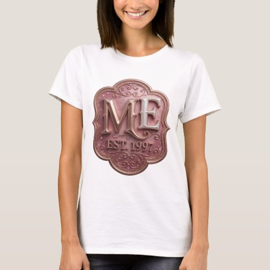Fresh Gold ME EST 1997 Statement Ontwerp T-shirt (Voorkant)