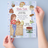 Fresh Goodness Bake Sale Flyer (Hand)