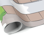 Fresh Green Apple Harvest Barrel Granny Smith Cadeaupapier (Rol Hoek)