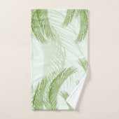 Fresh Green Feather Palm Bliss 1 Bad Handdoek (Handdoek)