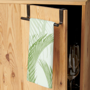 Fresh Green Feather Palm Bliss 1 Theedoek