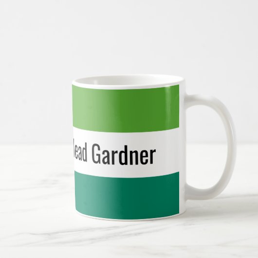 Fresh Green Gardener Editable Koffiemok (Rechts)
