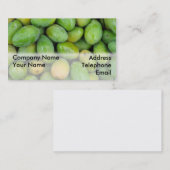 Fresh Green Mangos Visitekaartje (Voorkant / Achterkant)