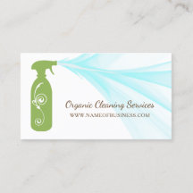 Fresh Green Spray Bottle Organic Cleaning Services