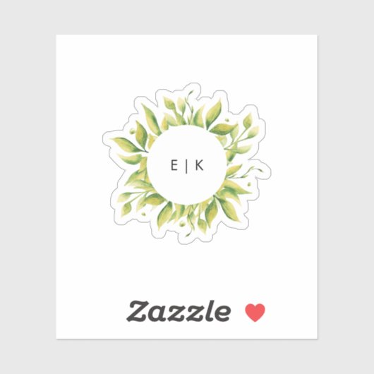 Fresh Greenery Leafy Planten Sticker (Vel)